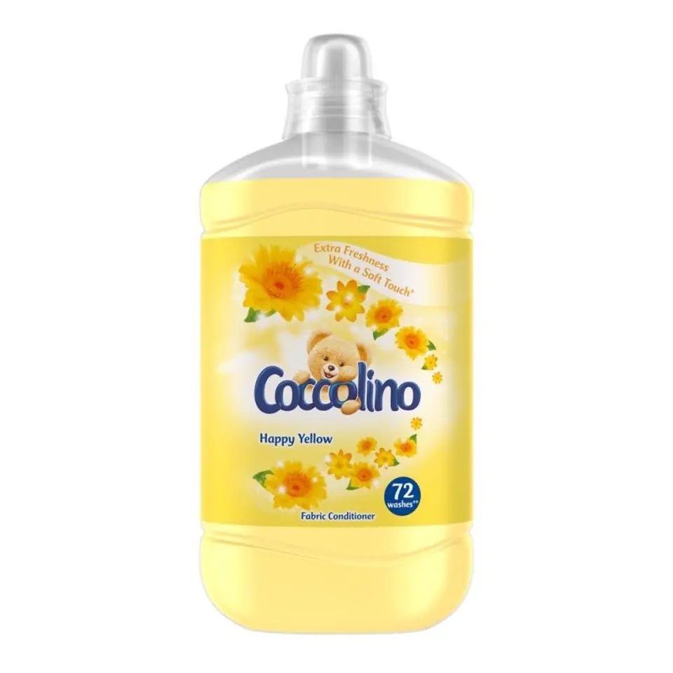 ⁨COCCOLINO Happy Yellow Płyn do płukania 1800ml⁩ w sklepie Wasserman.eu