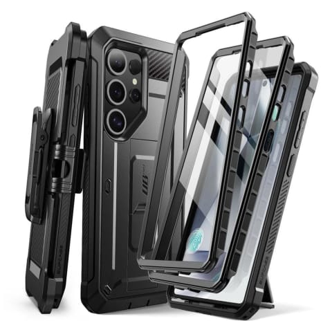 ⁨Etui do Samsung Galaxy S25 Ultra Supcase Unicorn Beetle Pro 2-Set Black⁩ w sklepie Wasserman.eu
