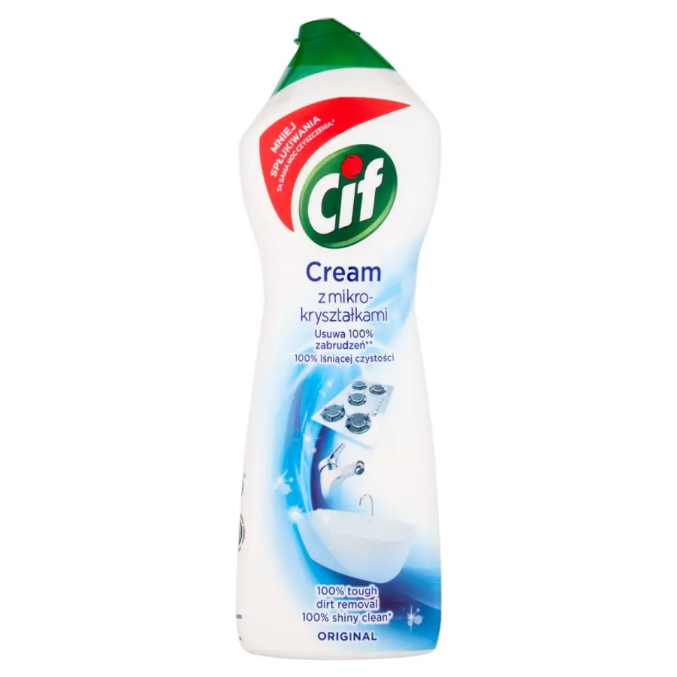 ⁨CIF  Cream Origin Mleczko z mikrokryształkami 780g⁩ w sklepie Wasserman.eu