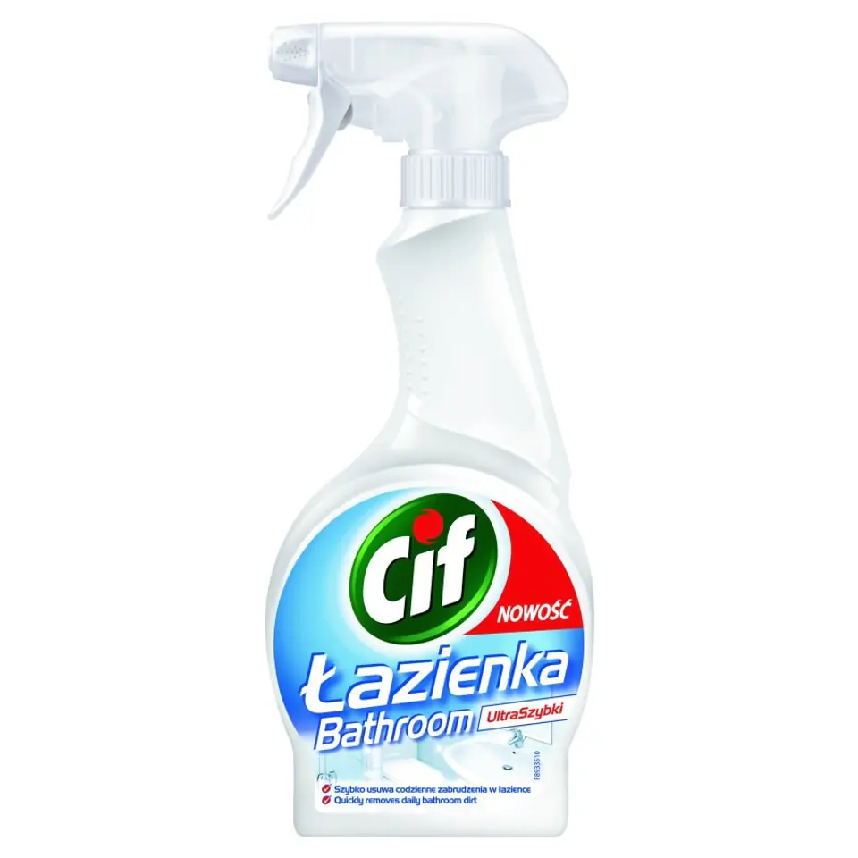 ⁨CIF UltraSzybki spray do czyszczenia łazenki 500 ml⁩ w sklepie Wasserman.eu