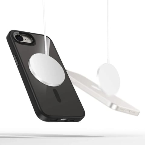 ⁨Etui do iPhone 16e Tech-Protect MagMat MagSafe Black/Clear⁩ w sklepie Wasserman.eu