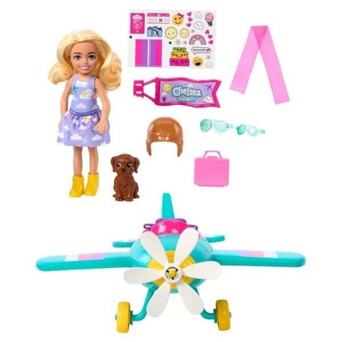 ⁨Barbie Chelsea Możesz być Samolot Zestaw z lalką⁩ w sklepie Wasserman.eu