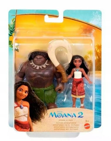⁨Disney Vaiana 2 Zestaw małych lalek Vaiana i Maui⁩ w sklepie Wasserman.eu