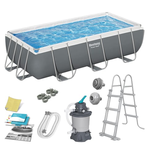 ⁨Basen ogrodowy stelażowy 404 x 201 x 100 cm 10w1 56442 Bestway⁩ w sklepie Wasserman.eu