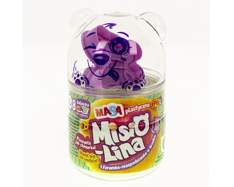 ⁨Masa plastyczna Misiolina 60g 1 foremka zielona⁩ w sklepie Wasserman.eu
