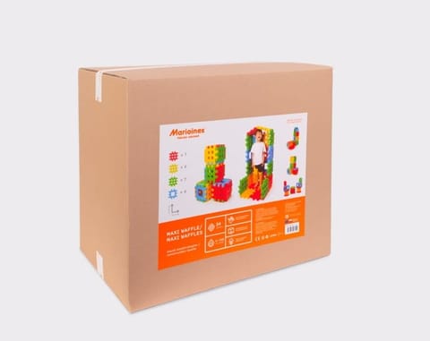 ⁨Klocki Waffle maxi 24 elementy⁩ w sklepie Wasserman.eu