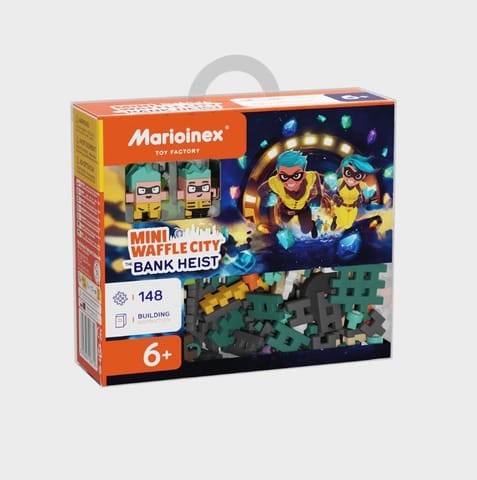 ⁨Klocki Mini Waffle - Napad na bank 148 elementów⁩ w sklepie Wasserman.eu