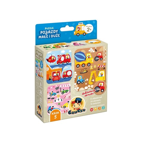 ⁨Puzzle Pojazdy małe i duże⁩ w sklepie Wasserman.eu