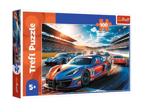 ⁨Puzzle 100 pieces Fast cars⁩ at Wasserman.eu