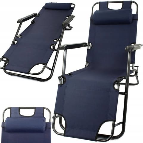 ⁨BLACK FOREST LEŻAK OGRODOWY ROZKŁADANY GRANAT L-0279G⁩ w sklepie Wasserman.eu