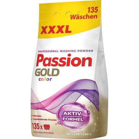 ⁨PASSION GOLD Proszek do prania kolor 135 prań 8,1 kg⁩ w sklepie Wasserman.eu