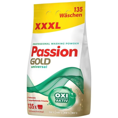 ⁨PASSION GOLD Proszek do prania uniwersalny 135 prań 8,1 kg⁩ w sklepie Wasserman.eu