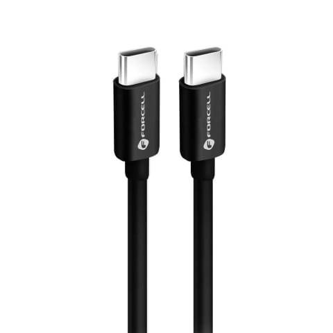 ⁨Kabel USB-C do USB-C 60W 1m Forcell C338 QC 4.0 PD do smartfonów i laptopów⁩ w sklepie Wasserman.eu