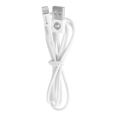 ⁨Kabel USB do Lightning Forcell 1m 1A TPE Biały iPhone iPad AirPods⁩ w sklepie Wasserman.eu