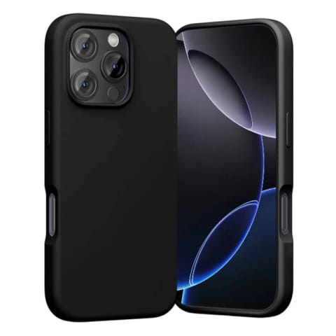 ⁨Etui ochronne do iPhone 16 Pro Max Vention MagSafe silikonowe czarne⁩ w sklepie Wasserman.eu