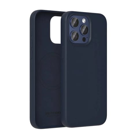 ⁨Etui ochronne do iPhone 15 Pro Max Vention KUFL0-40 MagSafe niebieskie granatowe⁩ w sklepie Wasserman.eu