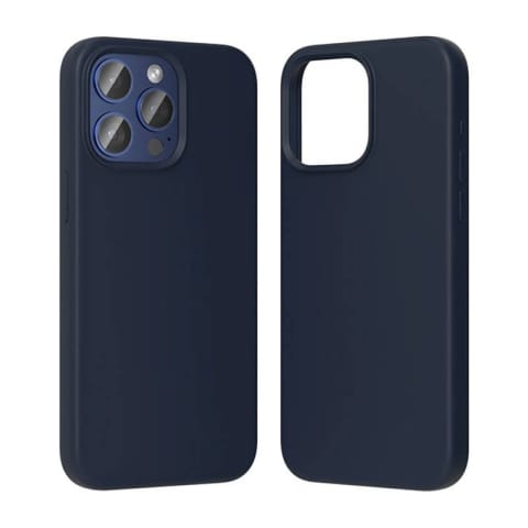 ⁨Etui ochronne do iPhone 15 Pro Vention KUFL0-30 MagSafe niebieskie granatowe⁩ w sklepie Wasserman.eu