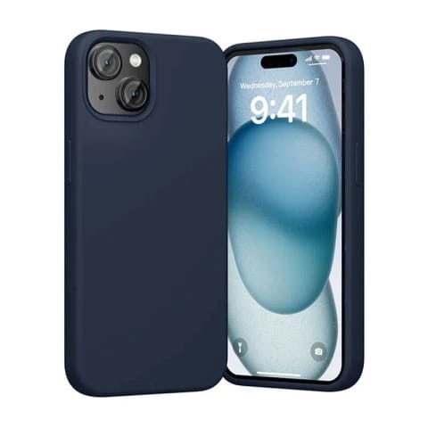 ⁨Etui ochronne do iPhone 15 Plus Vention KUFL0-20 MagSafe niebieskie granatowe⁩ w sklepie Wasserman.eu