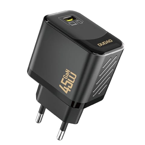 ⁨Ładowarka sieciowa Czarna Dudao A28 GaN 45W USB-C | Szybkie ładowanie⁩ w sklepie Wasserman.eu