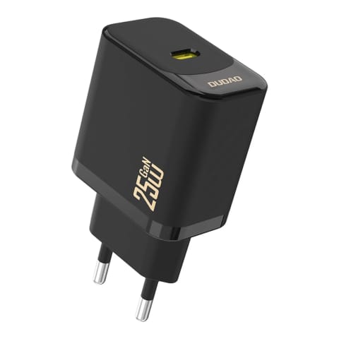 ⁨Ładowarka sieciowa Dudao A27 25W GaN USB-C | Kompaktowa, Szybka - Czarna⁩ w sklepie Wasserman.eu