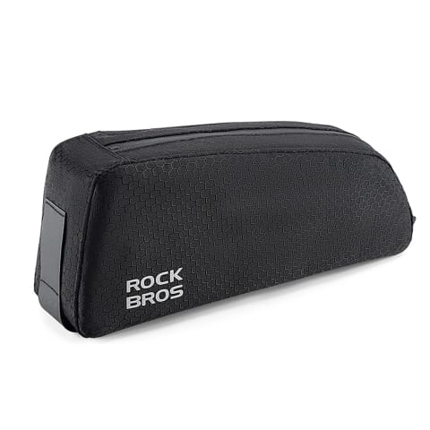 ⁨Torba rowerowa Rockbros 0,9 l wodoodporna  na ramę górną rurę – czarna⁩ w sklepie Wasserman.eu