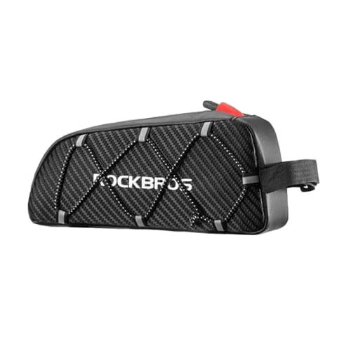 ⁨TORBA ROWEROWA ROCKBROS 039BK NA RAMĘ 1L Z PLECIONKĄ WODOODPORNA CZARNA⁩ w sklepie Wasserman.eu
