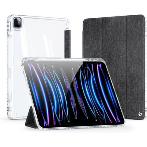 ⁨Etui ochronne z miejscem na rysik do iPad Pro 13 (2024) DUX DUCIS UNID Czarne⁩ w sklepie Wasserman.eu