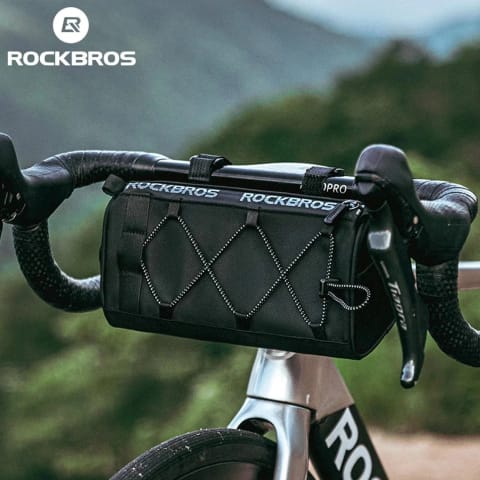 ⁨Torba Rowerowa Rockbros 30110030001 Na Kierownicę 1,5L Czarna⁩ w sklepie Wasserman.eu