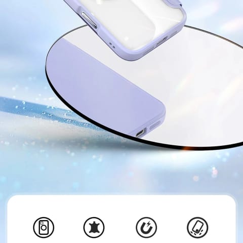⁨Etui do iPhone 16 Pro Max Dux Ducis Skin X Pro MagSafe Fioletowe⁩ w sklepie Wasserman.eu