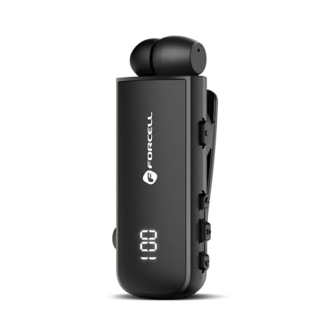 ⁨Bezprzewodowa słuchawka bluetooth 5.3 Forcell F-Audio Drive EarBud czarna Black⁩ w sklepie Wasserman.eu