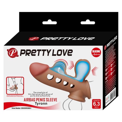 ⁨NAKŁADKA POMPOWANA AIRBAG PENIS SLEEVE FLESH⁩ w sklepie Wasserman.eu