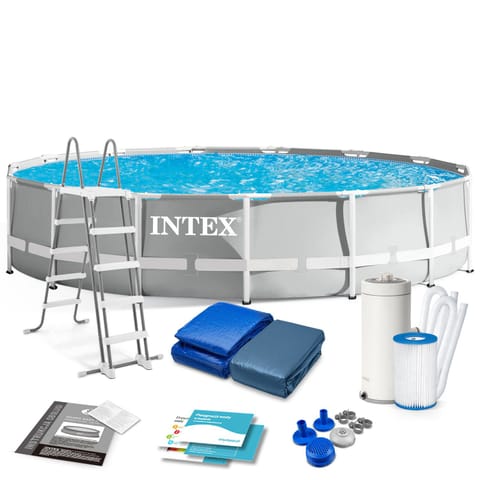 ⁨Basen ogrodowy stelażowy 457 x 107 cm 12w1 INTEX 26724⁩ w sklepie Wasserman.eu