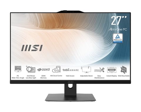 ⁨Computer All In One Modern AM272P 1M-848EU WIN11P/ICore5/8GB/512SSD/UMA/27 inch/Black⁩ at Wasserman.eu