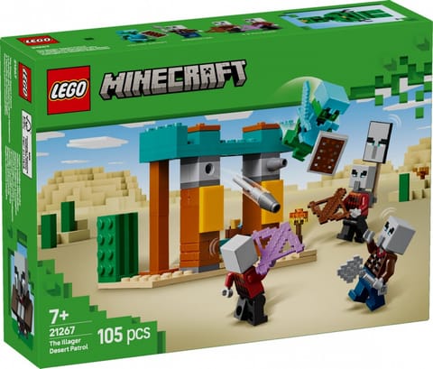 ⁨Klocki minecraft 21267 pustynny patrol złosadników⁩ w sklepie Wasserman.eu