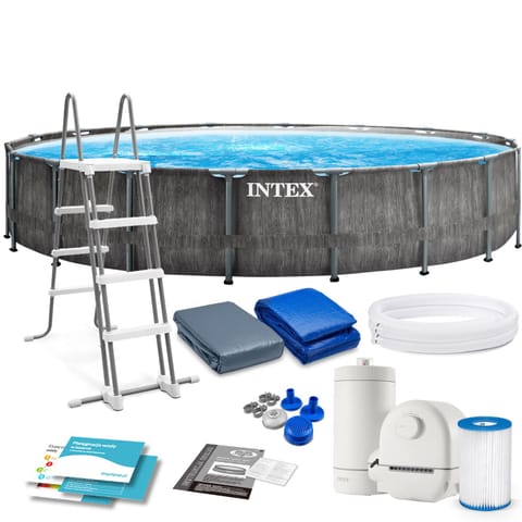 ⁨Basen ogrodowy stelażowy 549 x 122 cm 12w1 INTEX 26744⁩ w sklepie Wasserman.eu