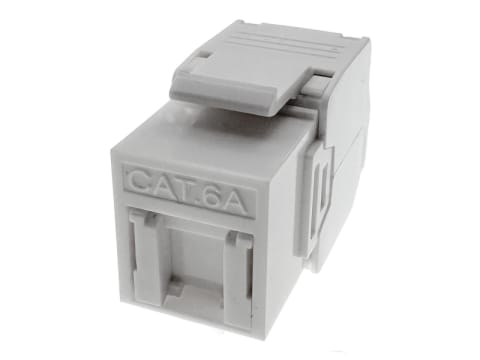 ⁨Gniazdo keystone, RJ45, beznarzędziowe, nieekranowane, kat. 6A, Q-LANTEC⁩ w sklepie Wasserman.eu