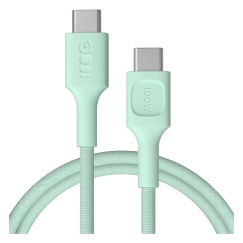 ⁨Kabel USB-C-USB-C PowerStream 100W oplot 1,2m zielony⁩ w sklepie Wasserman.eu