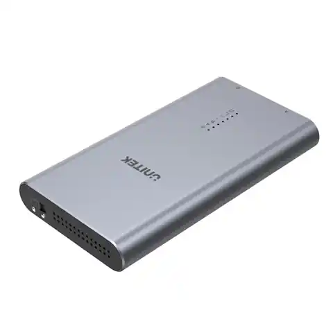 ⁨UNITEK S1206A SolidForce USB-C to PCIe/NVMe M.2 SSD 10Gbps Dual Bay Enclosure with Offline Clone⁩ at Wasserman.eu