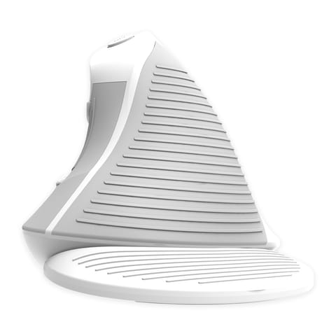 ⁨Ergonomiczna Mysz Delux M618G DB biała bezprz.⁩ w sklepie Wasserman.eu