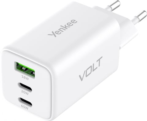 ⁨Ładowarka sieciowa 3xUSB 65W 3,24A Power Delivery 3.0 QC4.0⁩ w sklepie Wasserman.eu