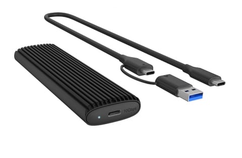 ⁨Obudowa IB-1808MCT-CU31 M.2 NVMe/SATA M.2 SSD, USB 3.1 ( Gen 2 )M-Key⁩ w sklepie Wasserman.eu