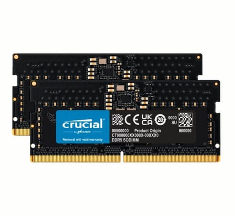 ⁨Memory DDR5 SODIMM 24GB/5600 (2*12GB) CL46 (24Gbit)⁩ at Wasserman.eu