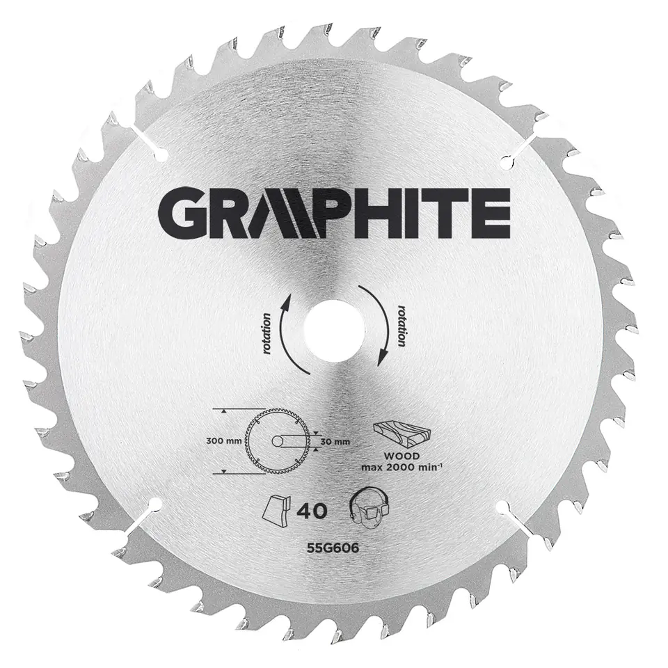 ⁨Saw blade, foridia, 300 x 30 mm, 40 teeth⁩ at Wasserman.eu