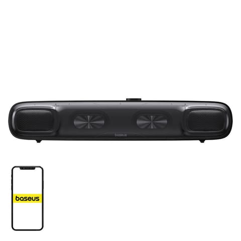 Mini Soundbar Baseus AeQur bez baterii (czarny) w sklepie Wasserman.eu