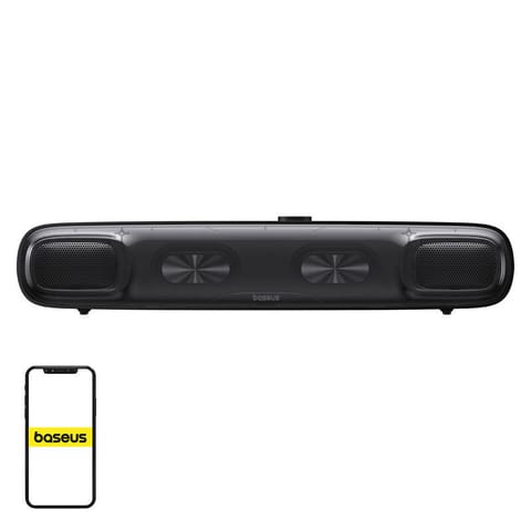 Mini Soundbar Baseus AeQur DS10 z baterią (czarny) w sklepie Wasserman.eu