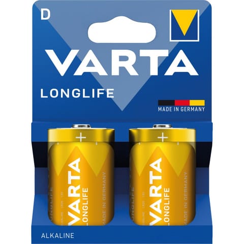 ⁨BATERIE ALKALICZNE VARTA R20 (typD) LONGLIFE 2szt NEW⁩ w sklepie Wasserman.eu