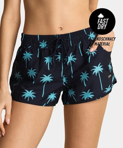 BEACH SHORTS ATLANTIC KSS-002 WL22 ladies' (Navy blue, Size S (36)) at Wasserman.eu