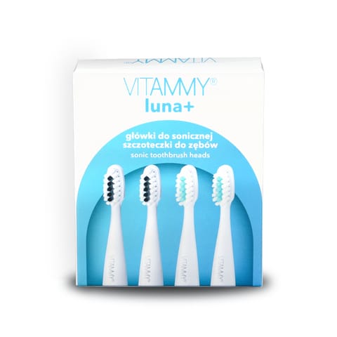 ⁨VITAMMY LUNA+ Końcówki do szczoteczki sonicznej, 4szt.⁩ w sklepie Wasserman.eu