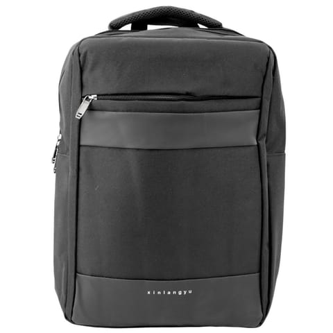 ⁨Plecak Miejski Biznesowy USB Przegroda Środkowa Czarny 14L⁩ w sklepie Wasserman.eu