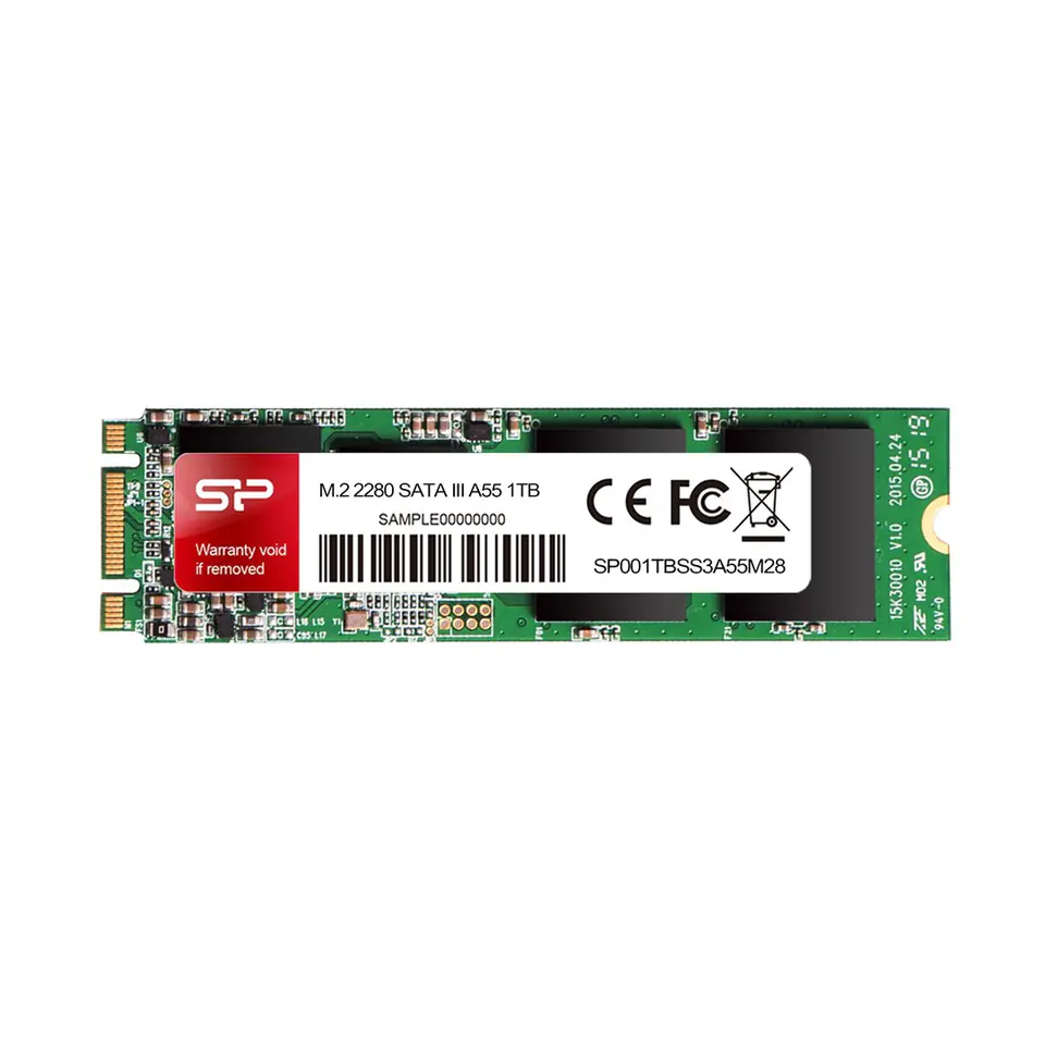 ⁨Silicon Power SP512GBSS3A55M28 internal solid state drive M.2 512 GB Serial ATA III SLC⁩ at Wasserman.eu